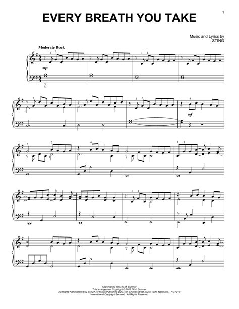 every breath you take song.